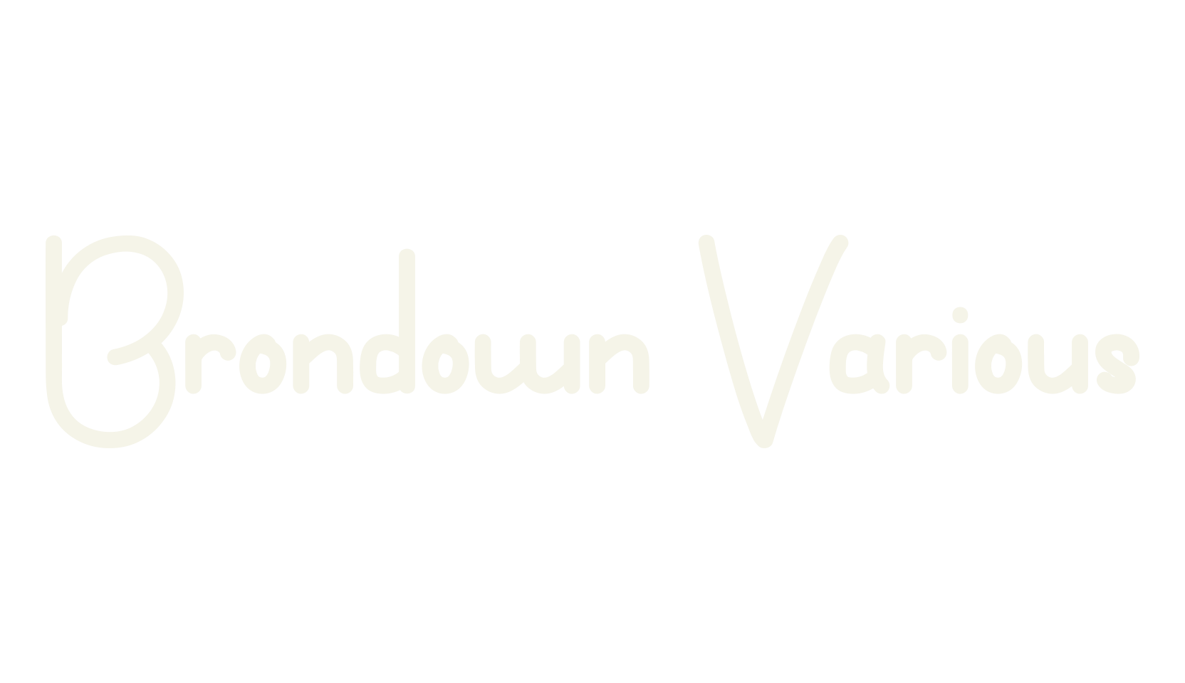 Brondown Various, unique font preview