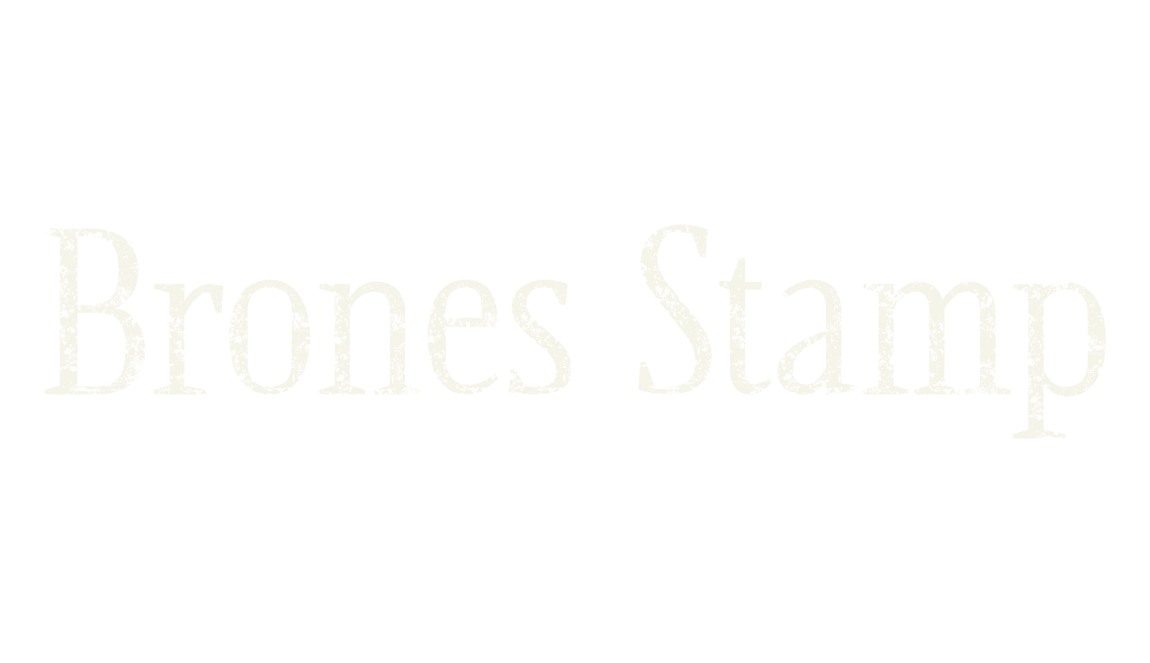 Brones Stamp, stamp font preview