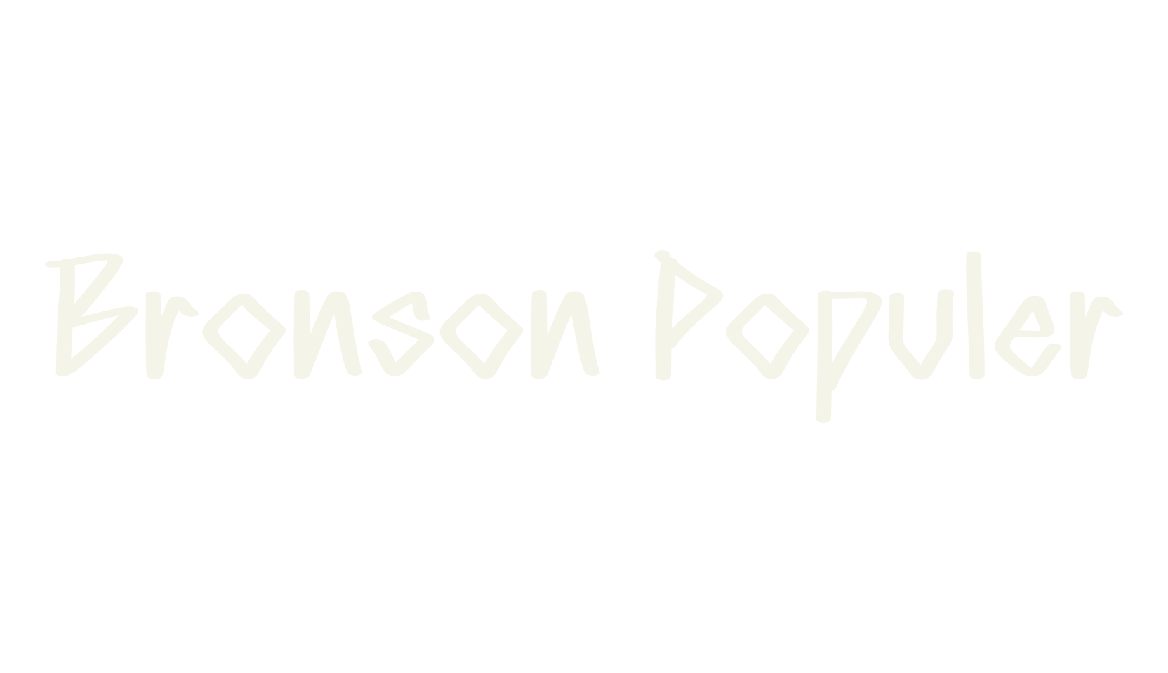 Bronson Populer, graffiti font preview