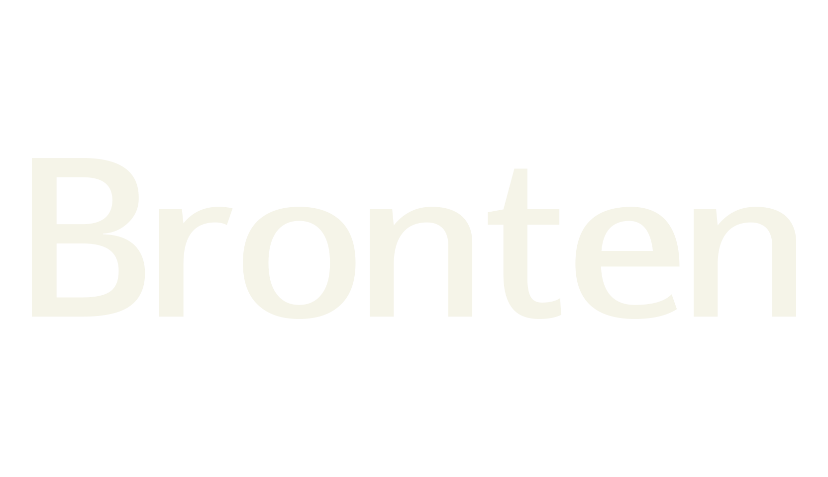 Bronten, serif font preview