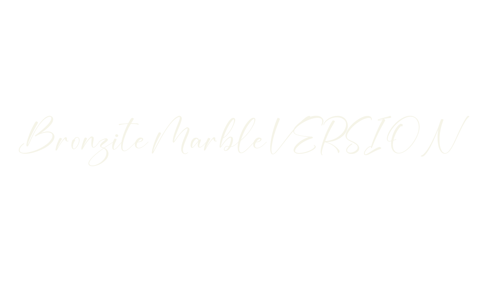 Bronzite Marble VERSION, script font preview