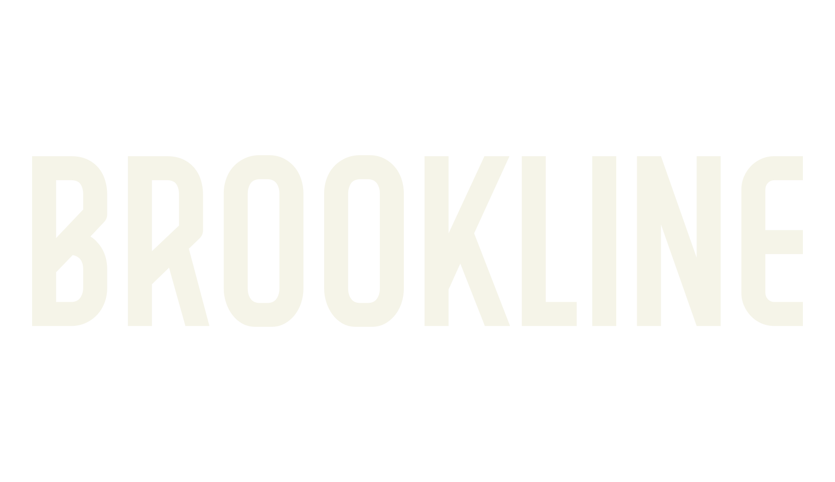 BROOKLINE, sans font preview
