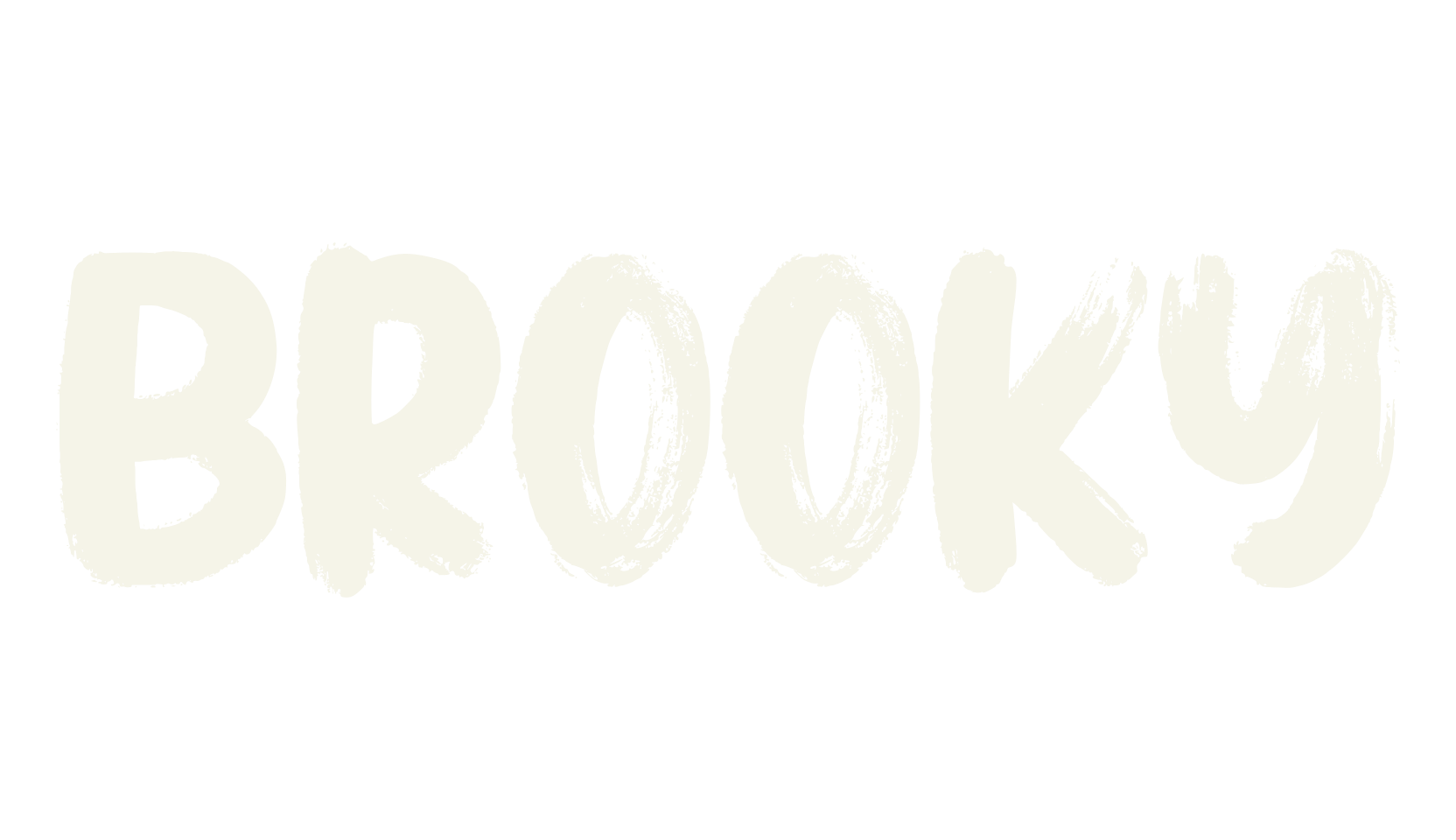 Brooky, movies font preview