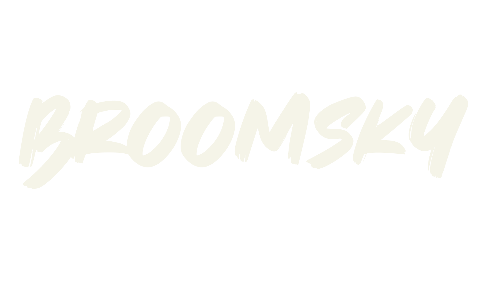 Broomsky, handwritten font preview