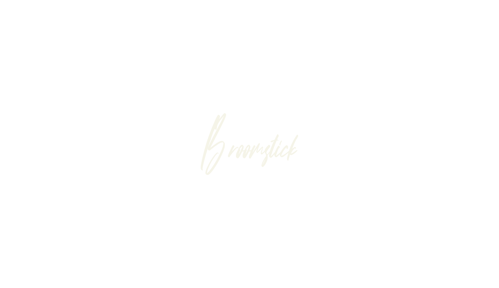 Broomstick, calligraphy font preview