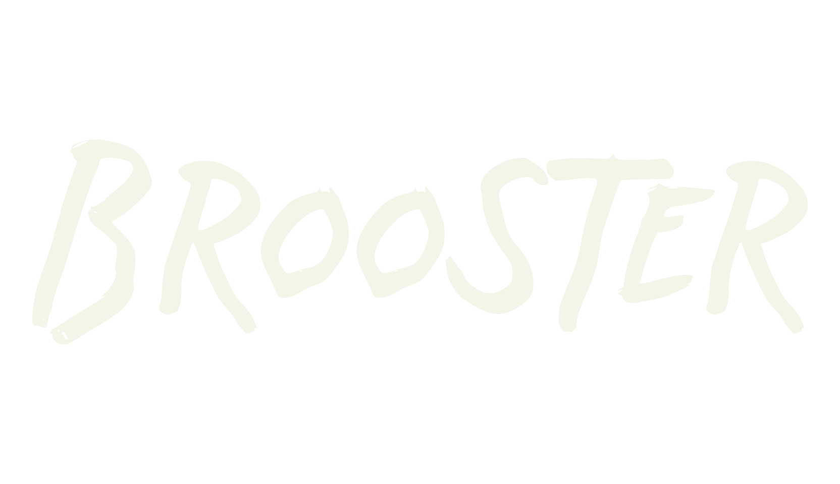 Brooster, handwriting font preview