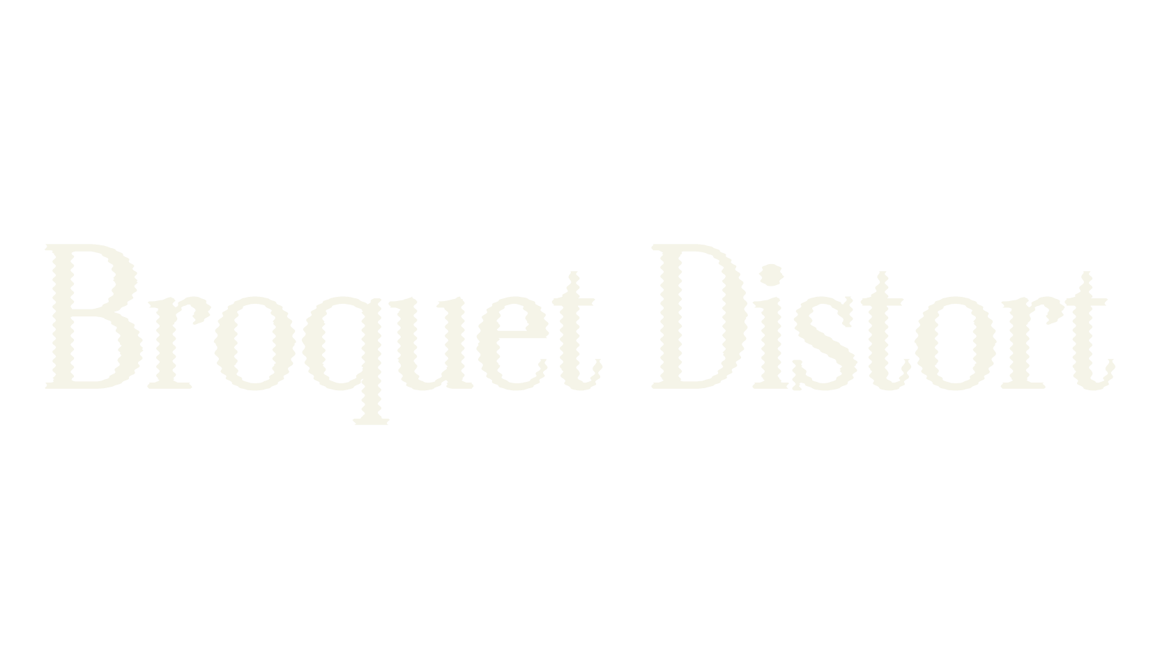 Broquet Distort, sans font preview