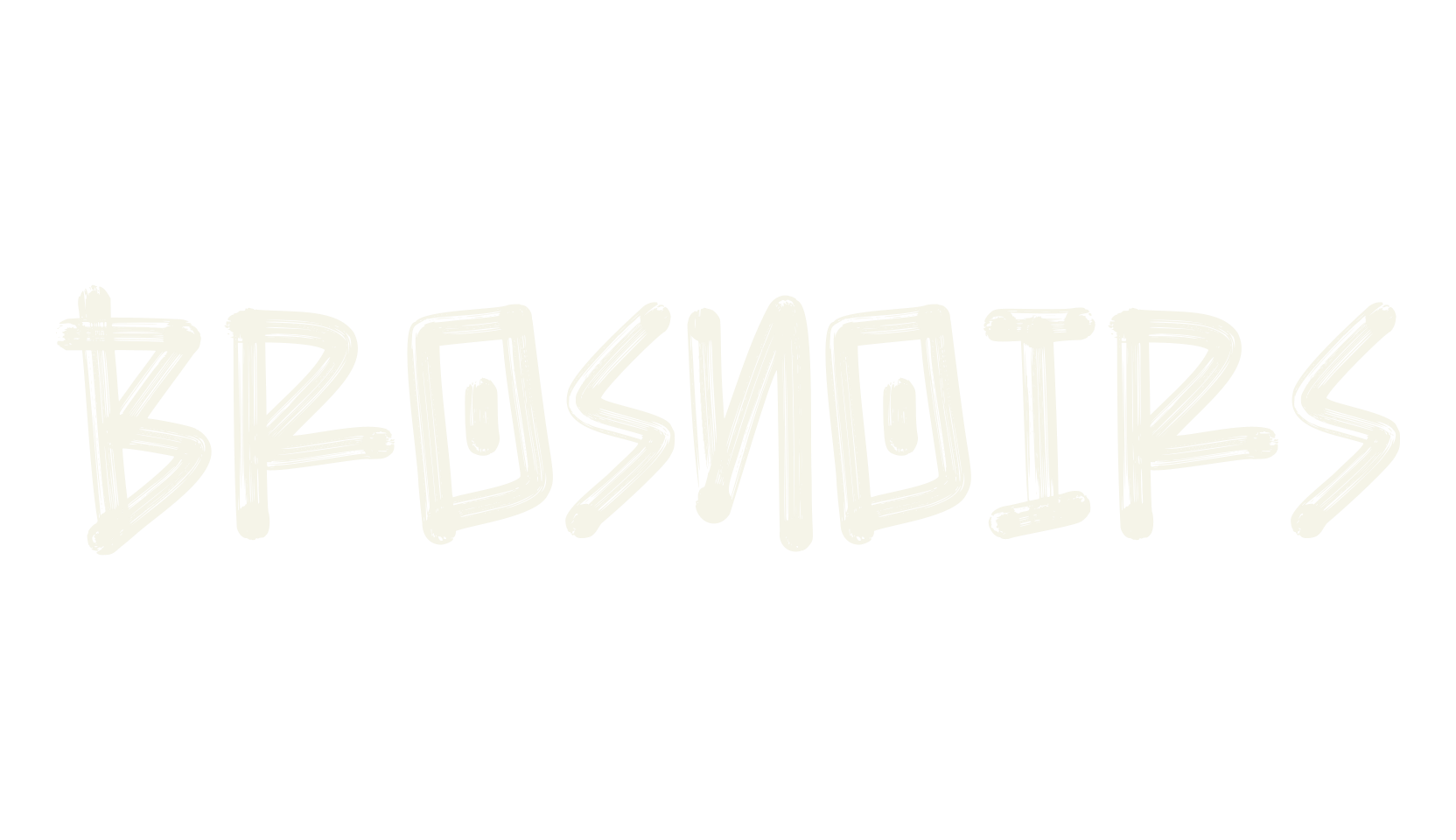 Brosnoirs, graffiti font preview
