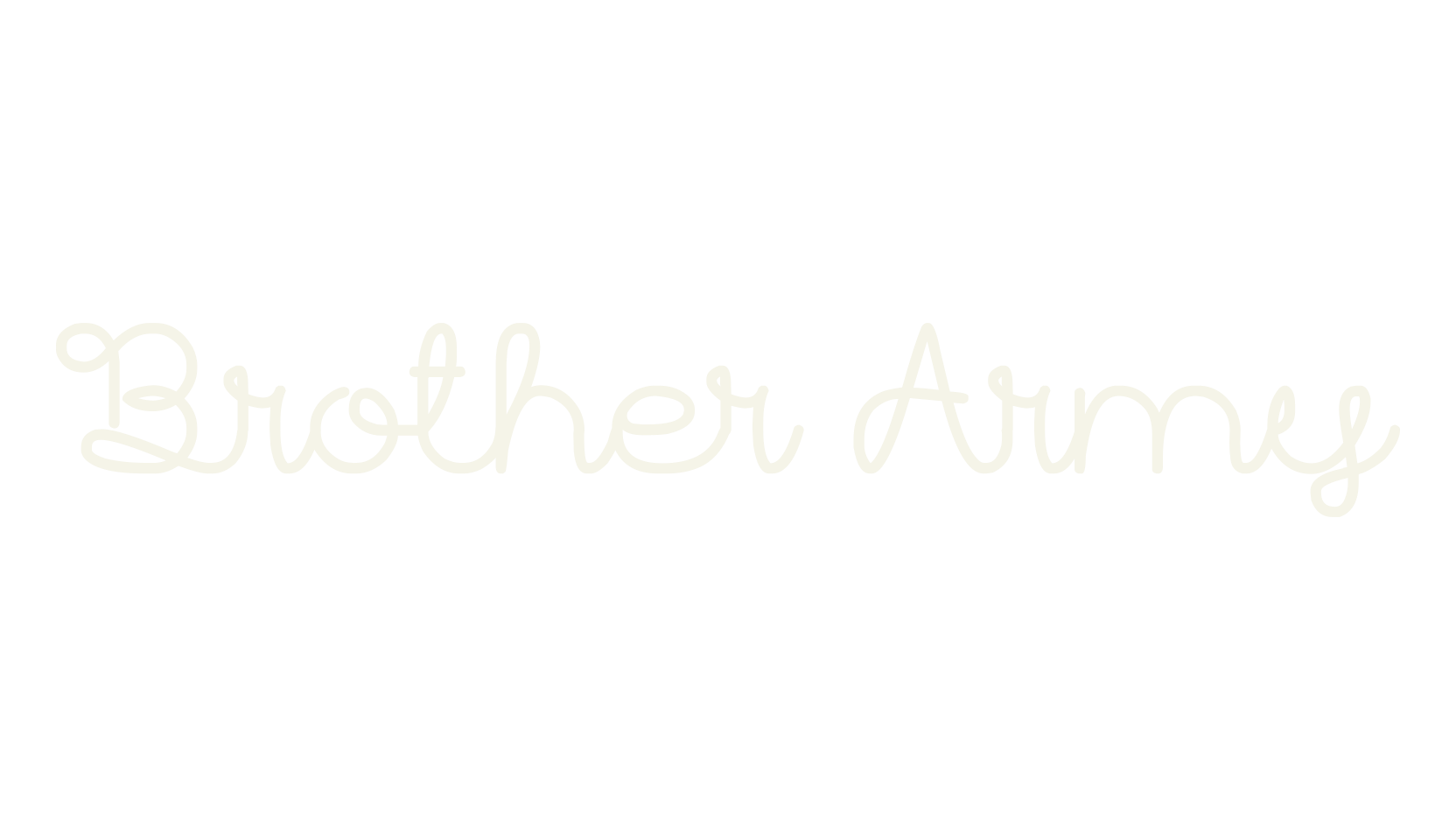 Brother Army, fashion script font preview