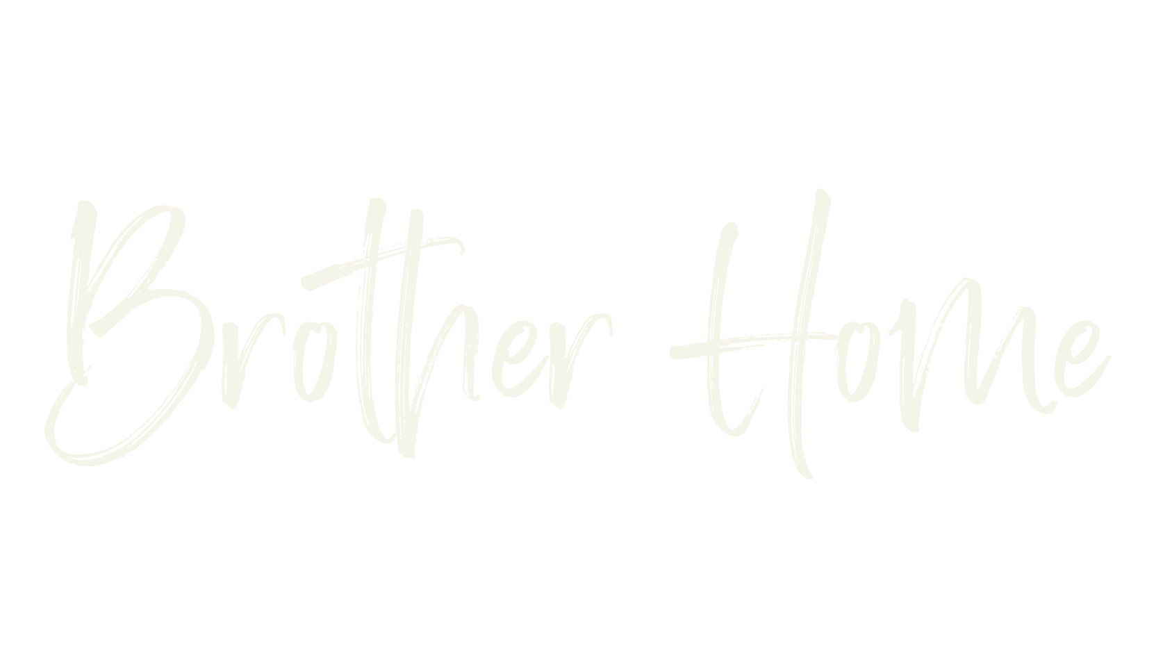 Brother Home, letter font preview