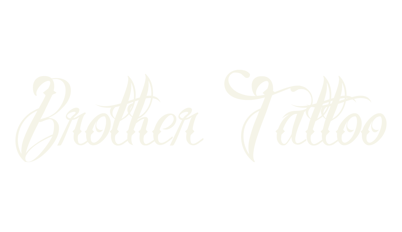 Brother Tattoo, fashion script font preview