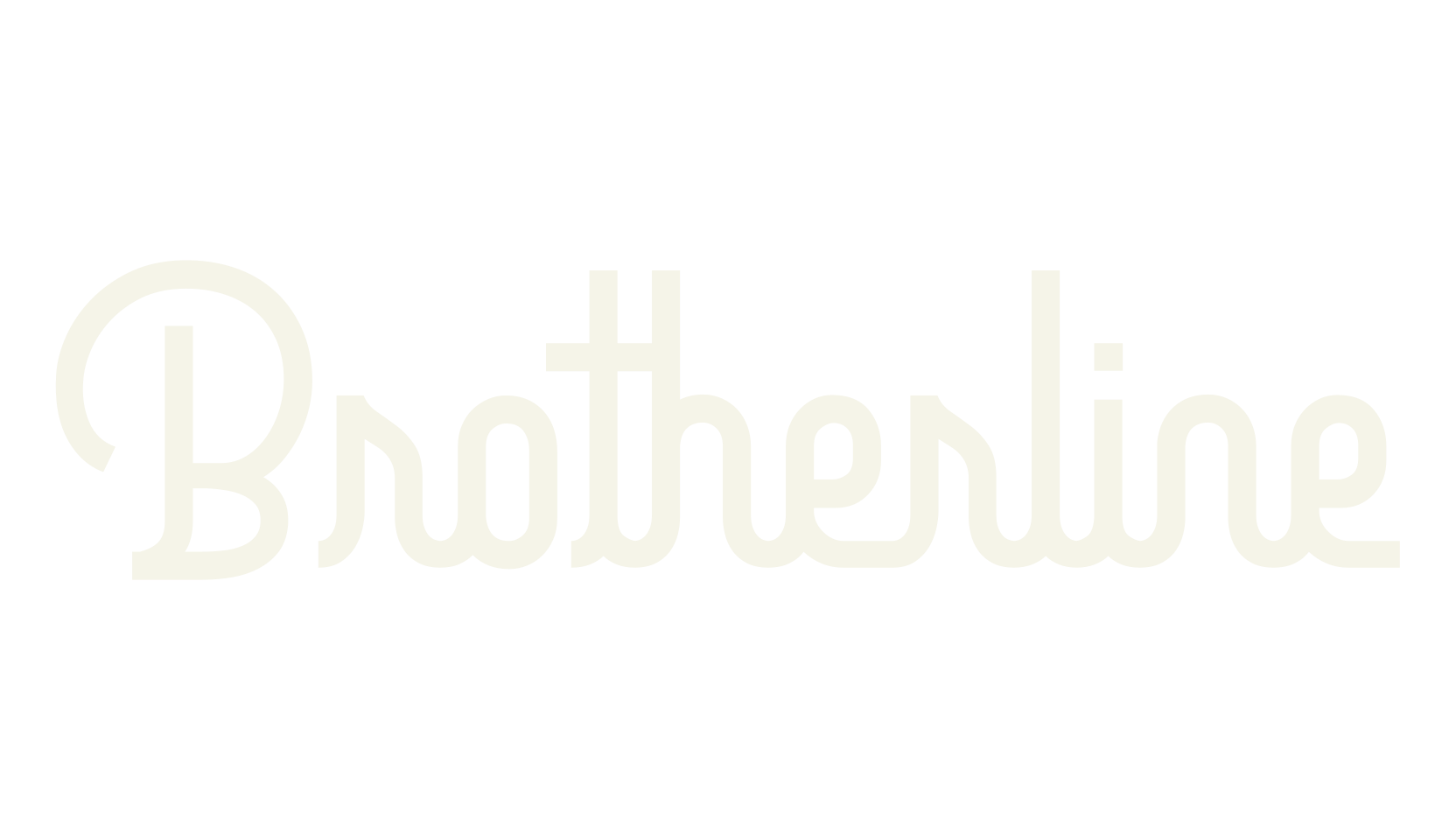 Brotherline, fashion sign font preview