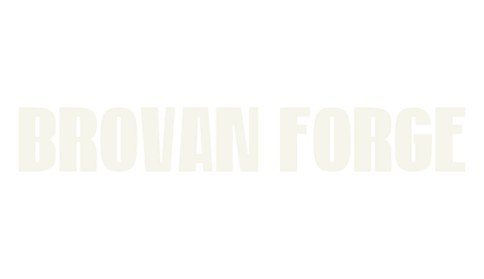 Brovan Forge, sports font preview