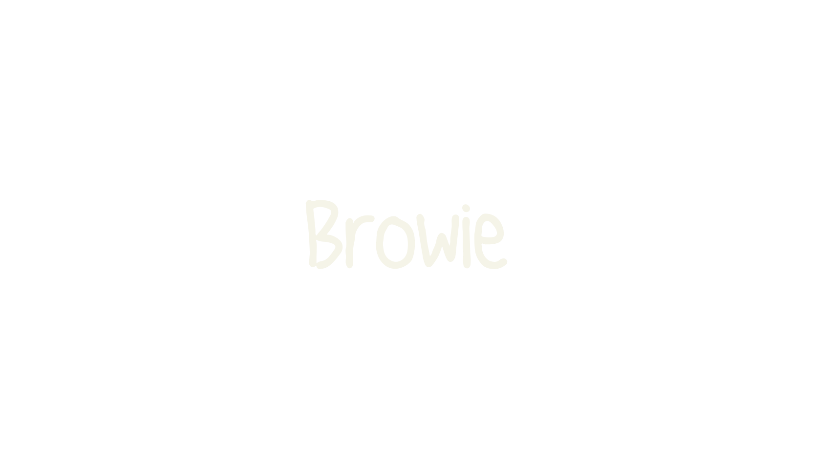 Browie, cute font preview