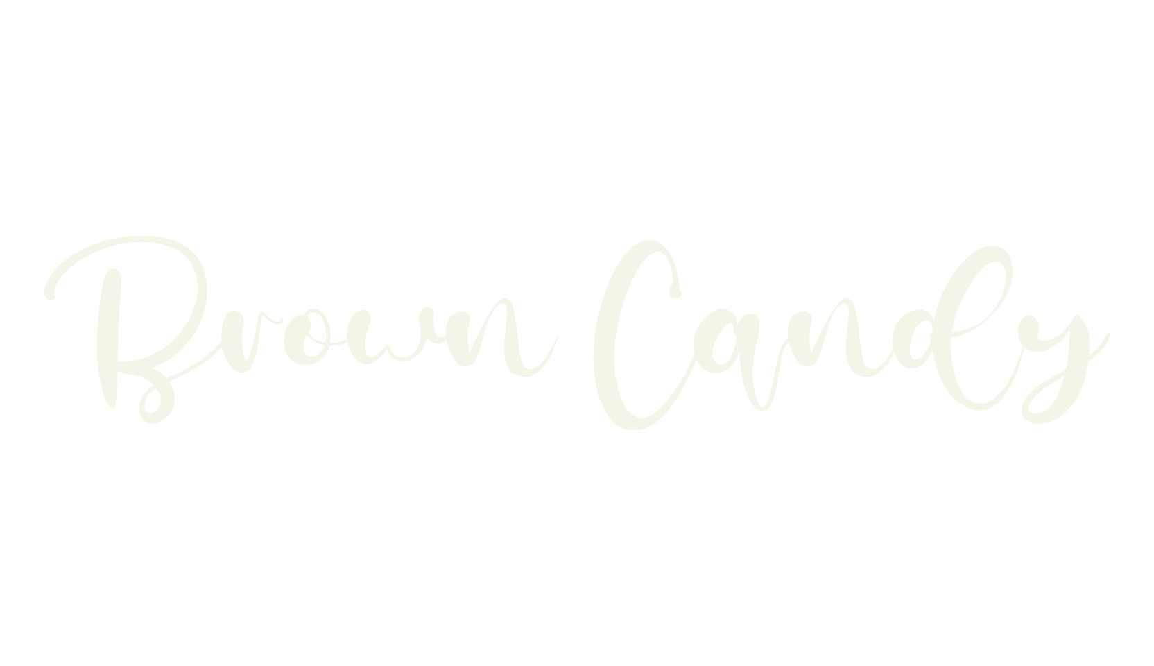 Brown Candy, lettering font preview