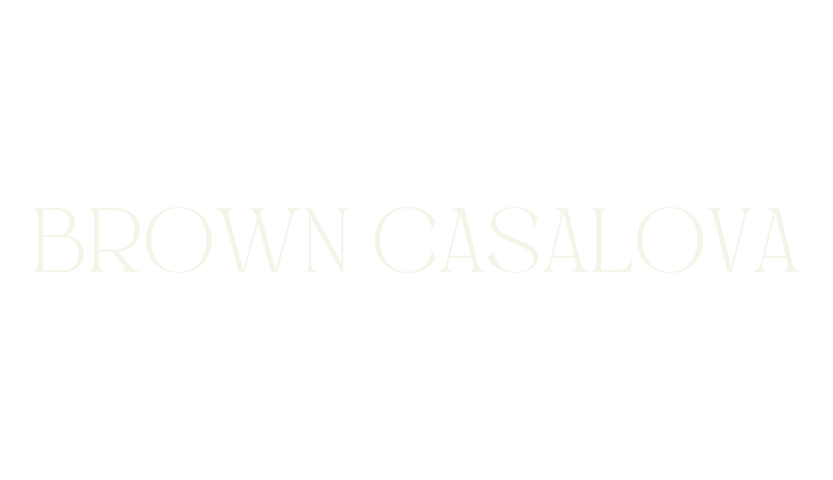 Brown Casalova, elegant font preview