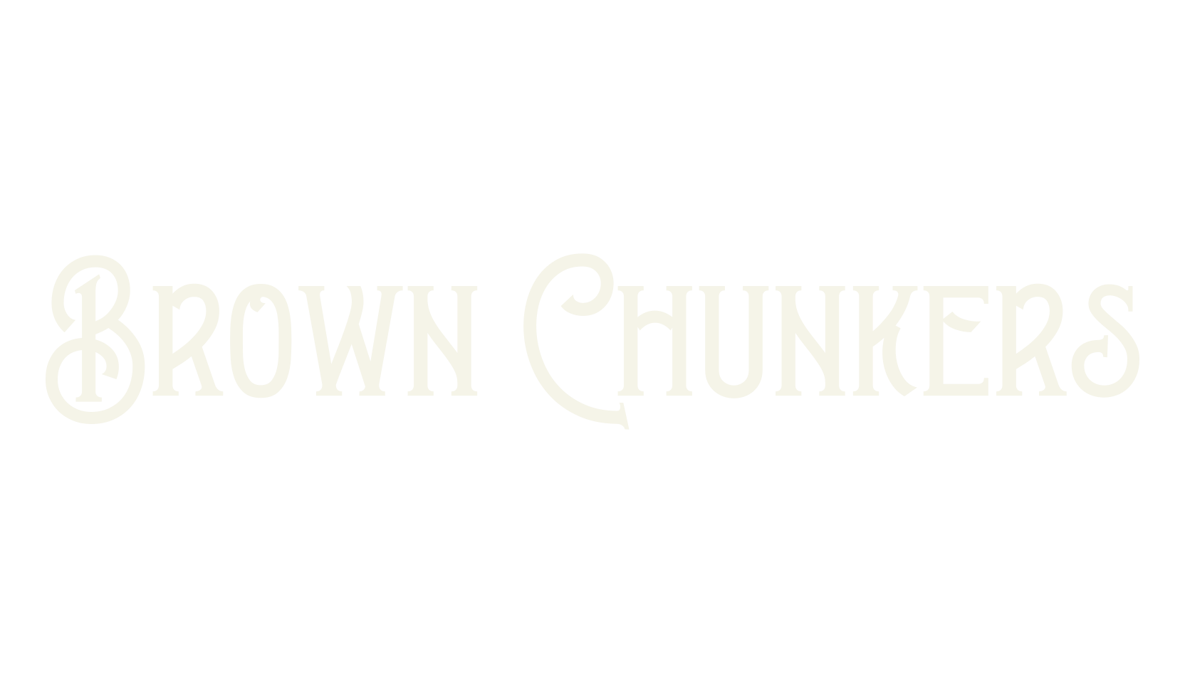 Brown Chunkers, display market font preview