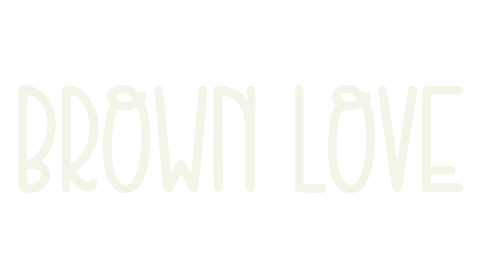 Brown Love, cute font preview
