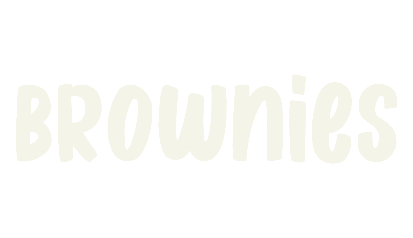 Brownies, fashion sign font preview