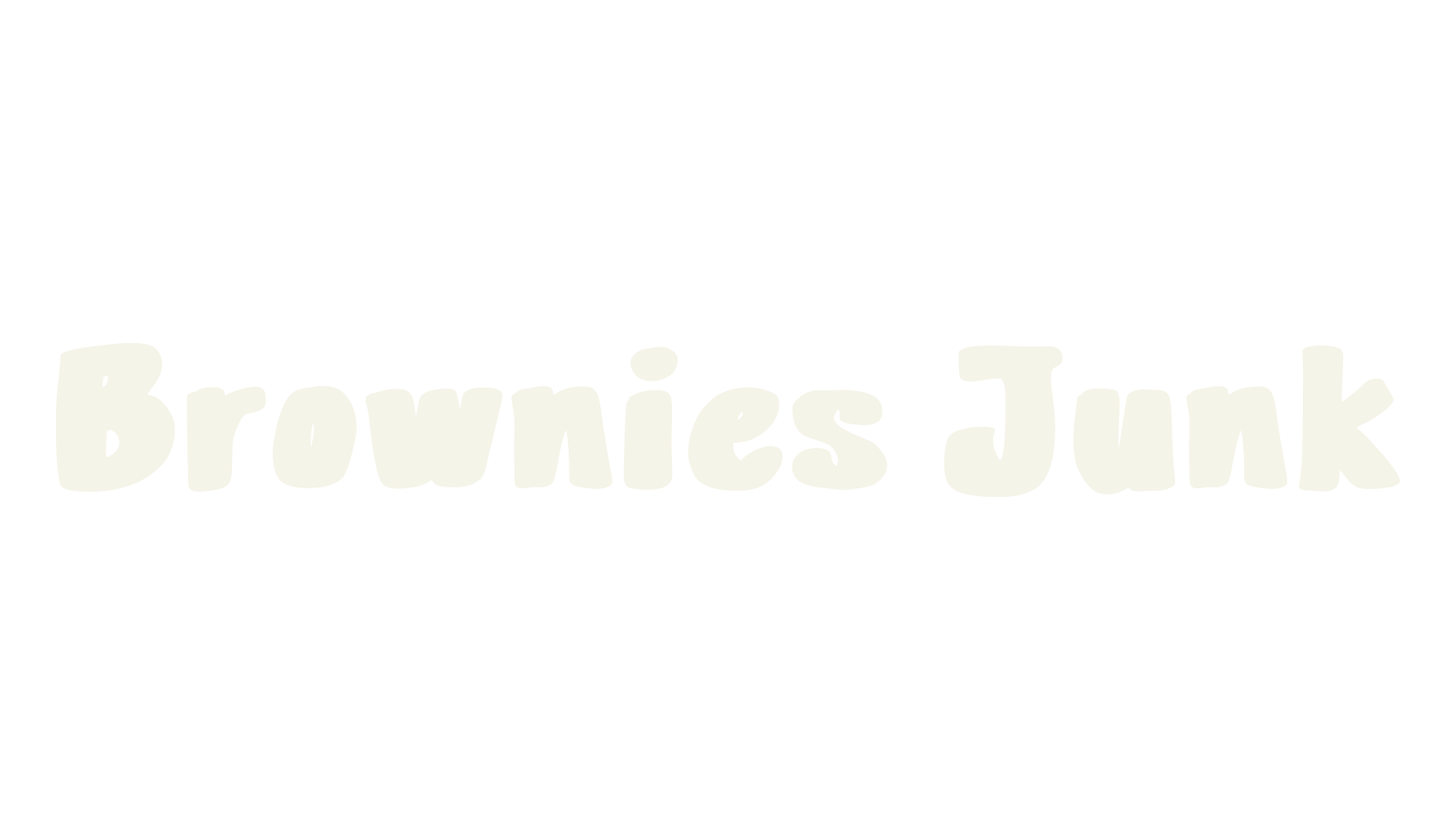 Brownies Junk, cool font preview