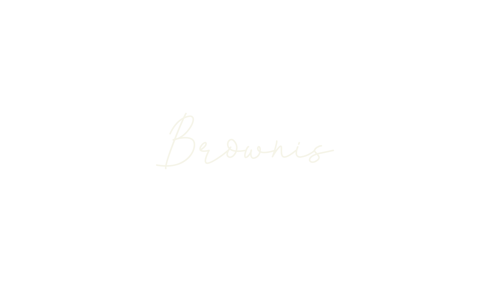 Brownis, swirly font preview