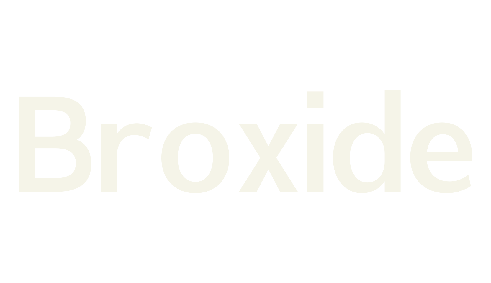 Broxide, typewriter font preview