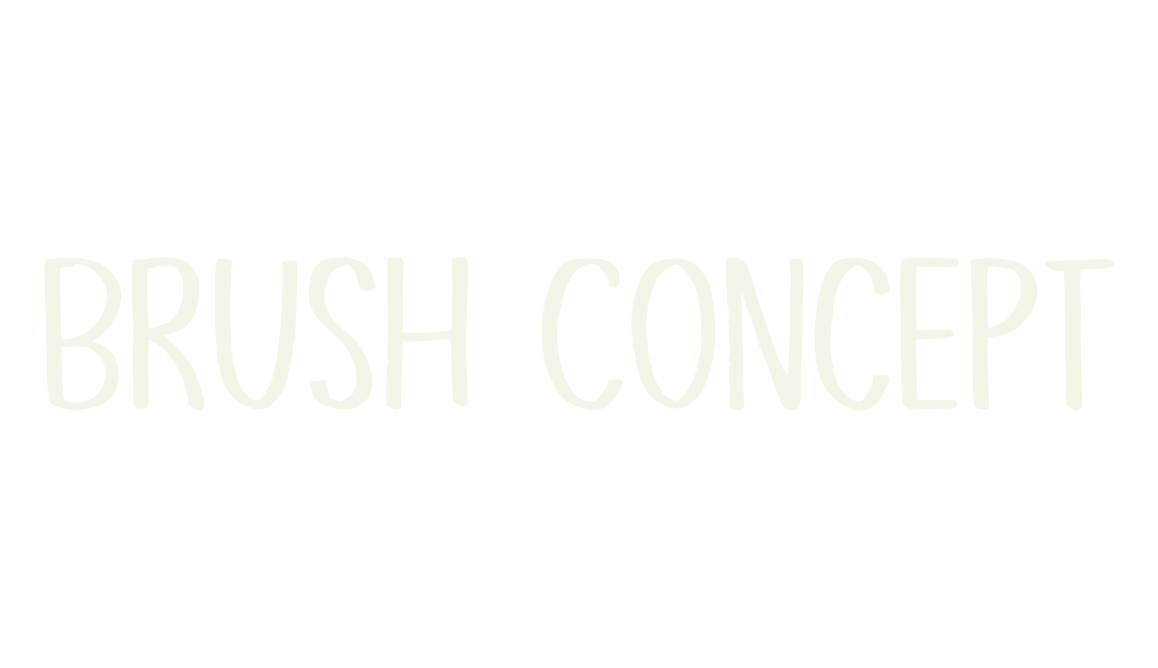 Brush Concept, gothic font preview