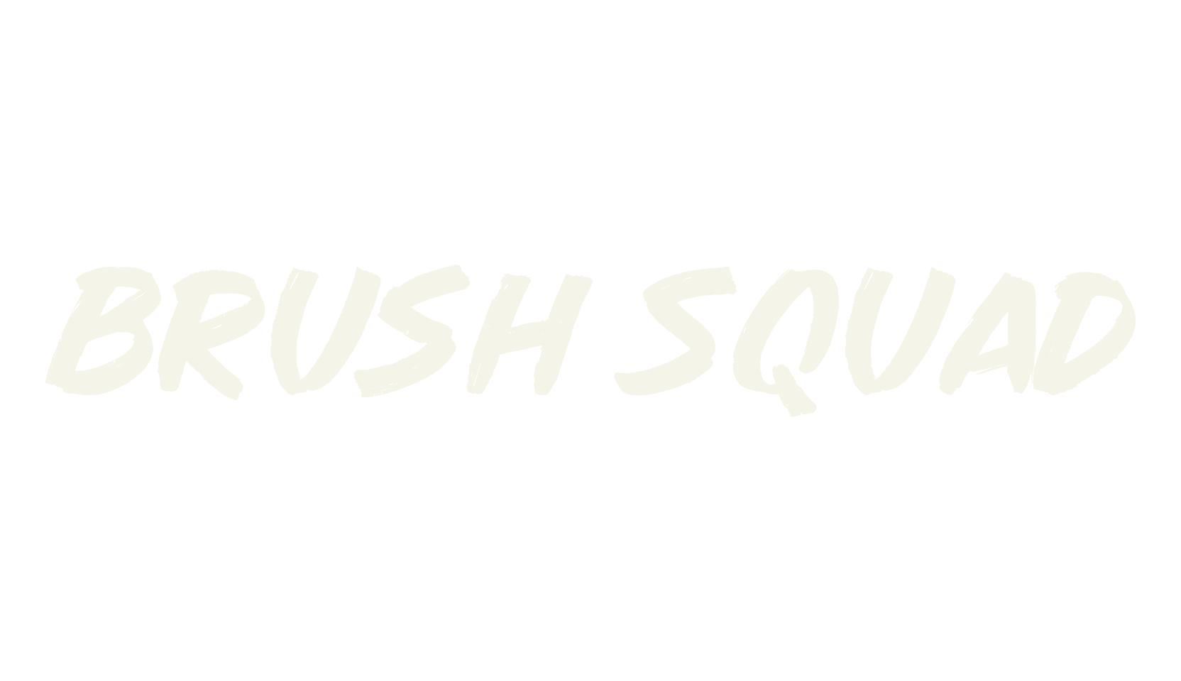 Brush Squad, handwritten font preview