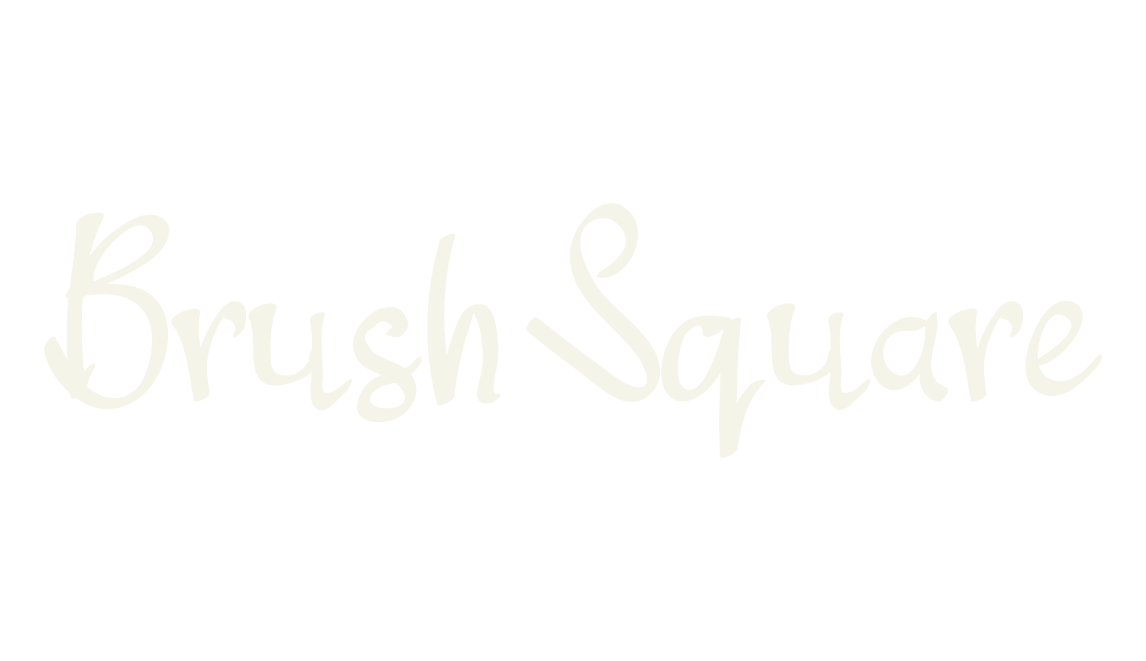 Brush Square, brush font preview