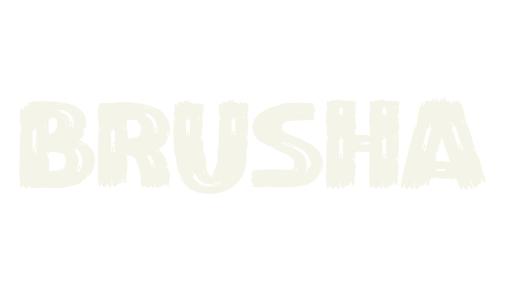 Brusha, brush font preview