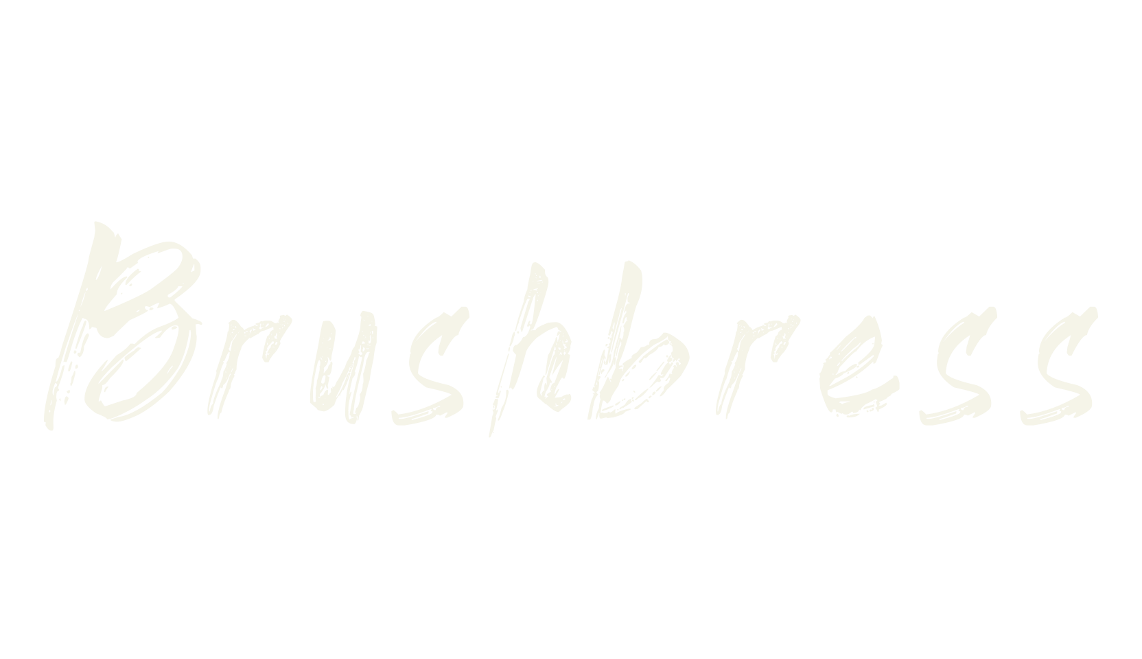 Brushbress, handwriting font preview
