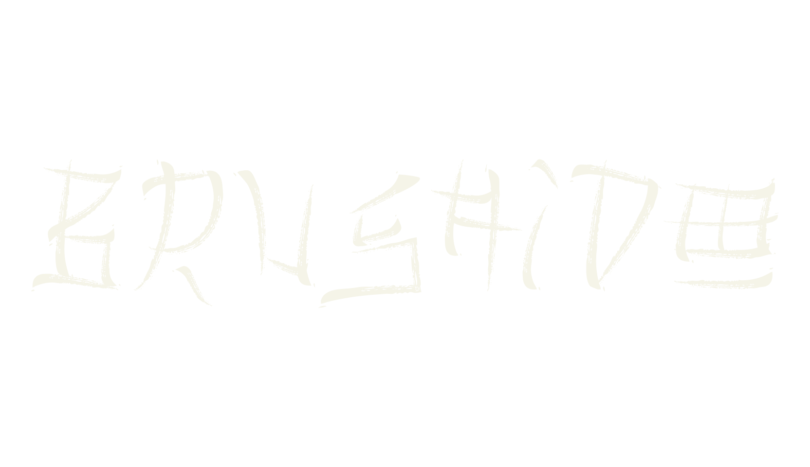 Brushido, japanese font preview