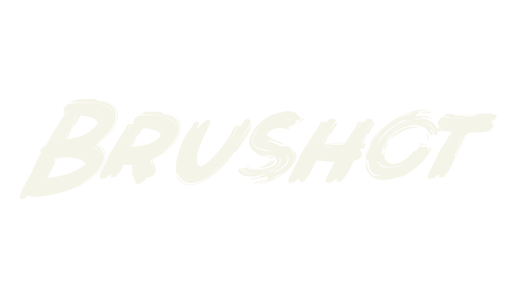 Brushot, handwritten font preview