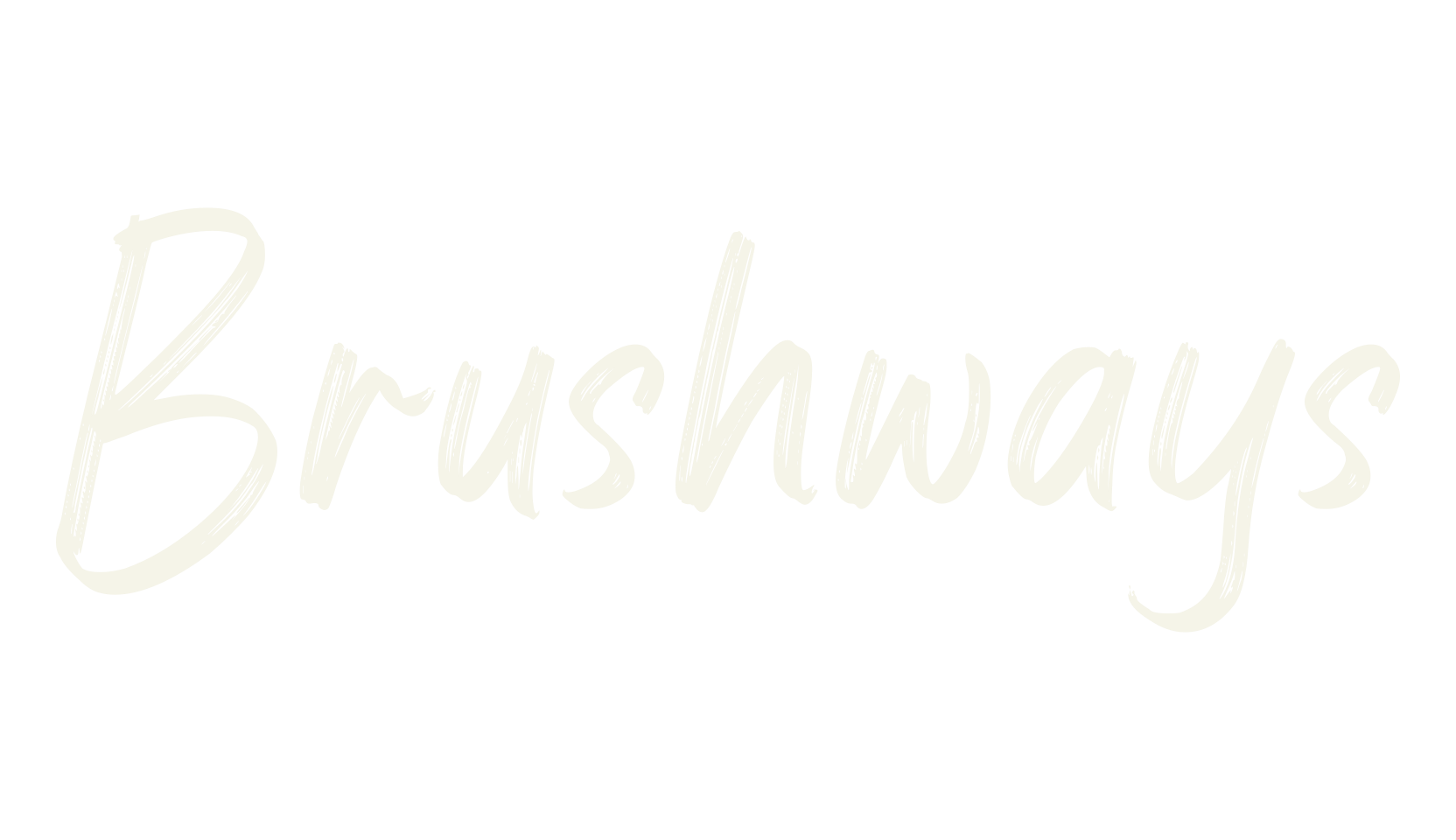 Brushways, chicano font preview