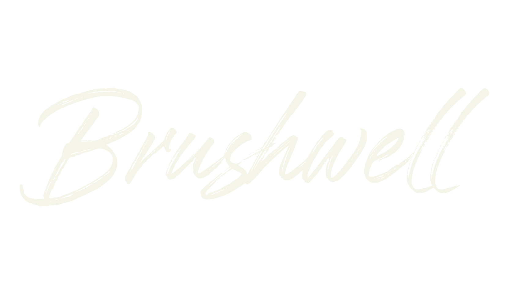 Brushwell, handwritten font preview