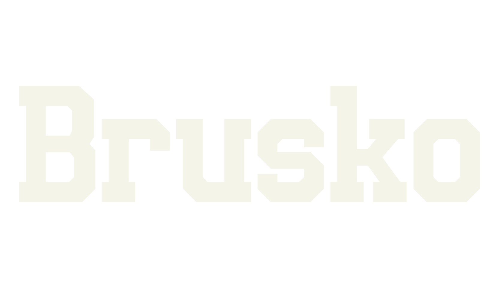 Brusko, jersey font preview