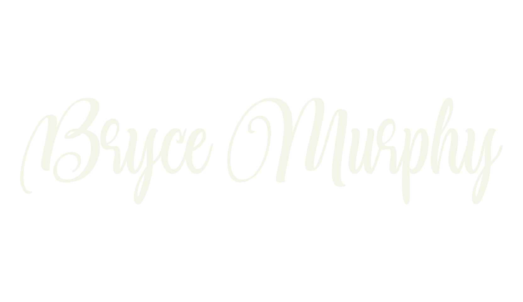 Bryce Murphy, calligraphy font preview
