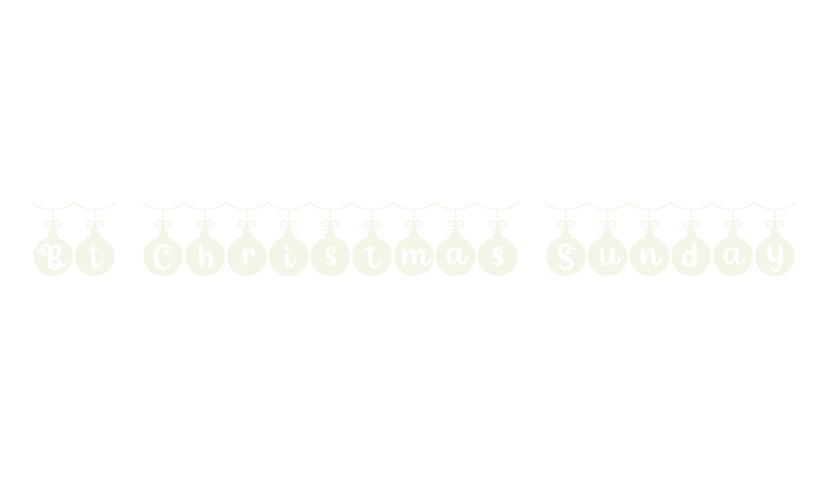 Bt Christmas Sunday, christmas font preview