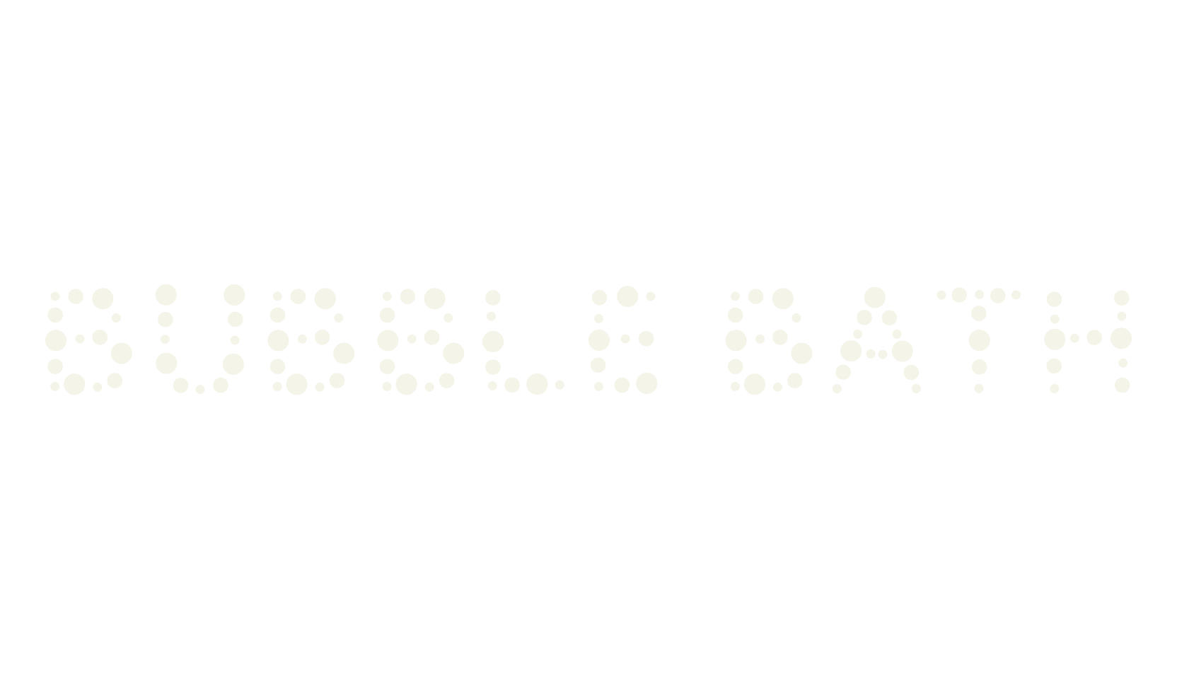 Bubble Bath, display market font preview