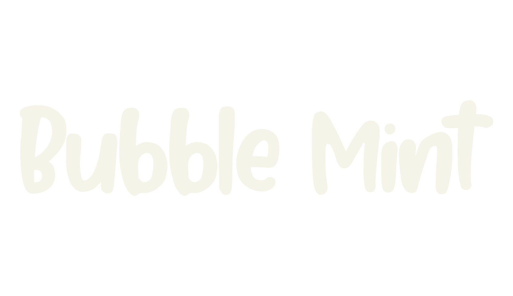 Bubble Mint, pretty font preview