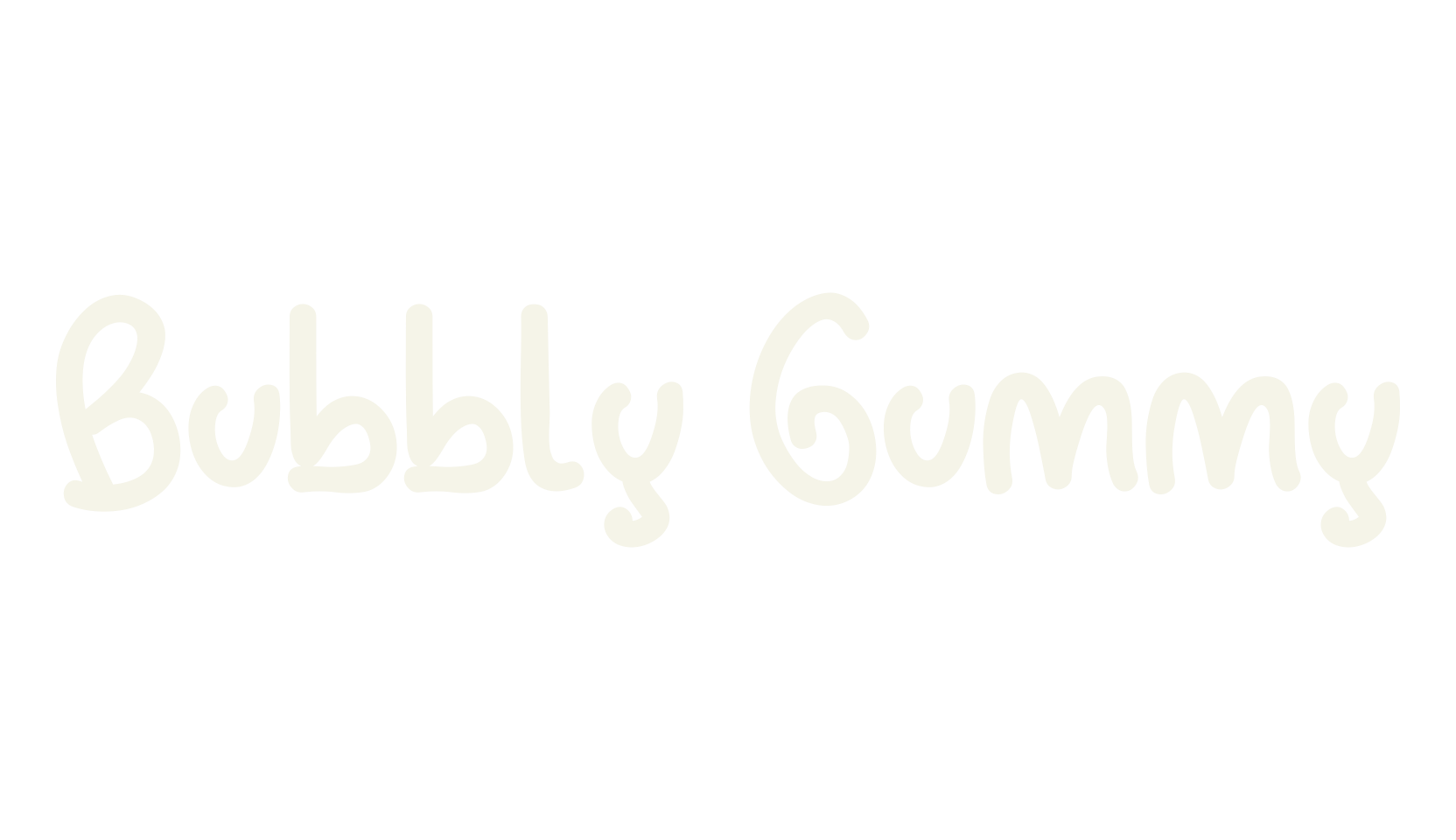 Bubbly Gummy, cute font preview