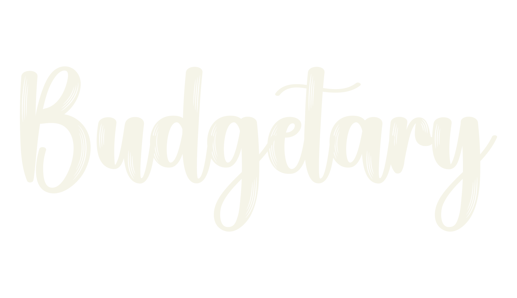 Budgetary, calligraphy font preview