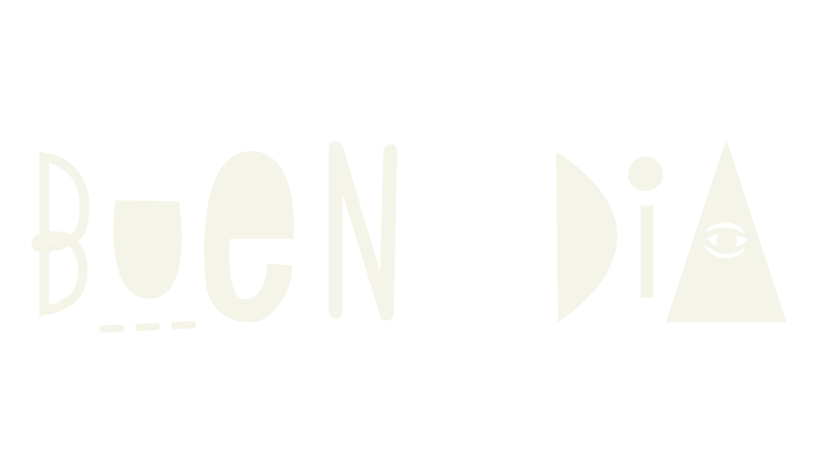 BUEN DIA, display font preview
