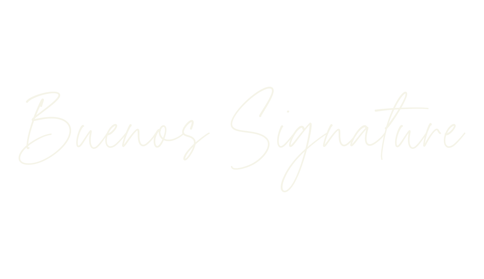Buenos Signature, fashion script font preview