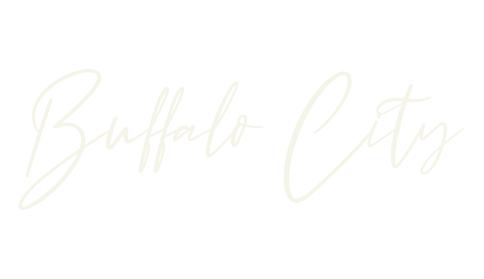 Buffalo City, signature font preview