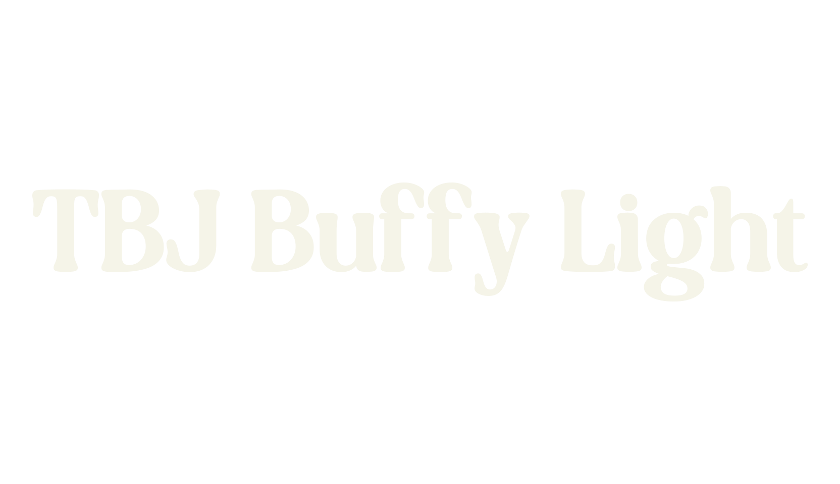 TBJ Buffy Light, sans serif font preview