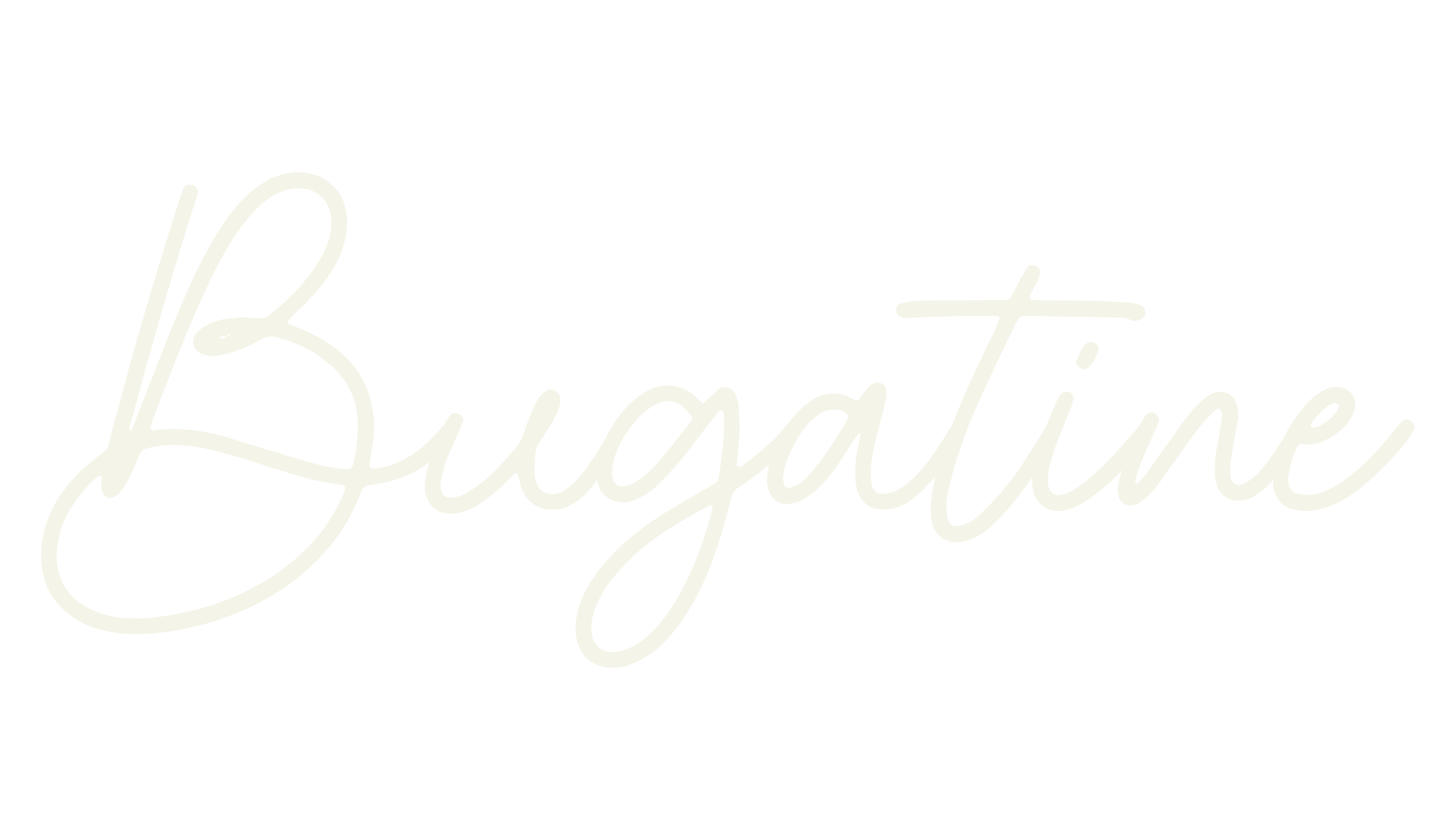 Bugatine, handwriting font preview