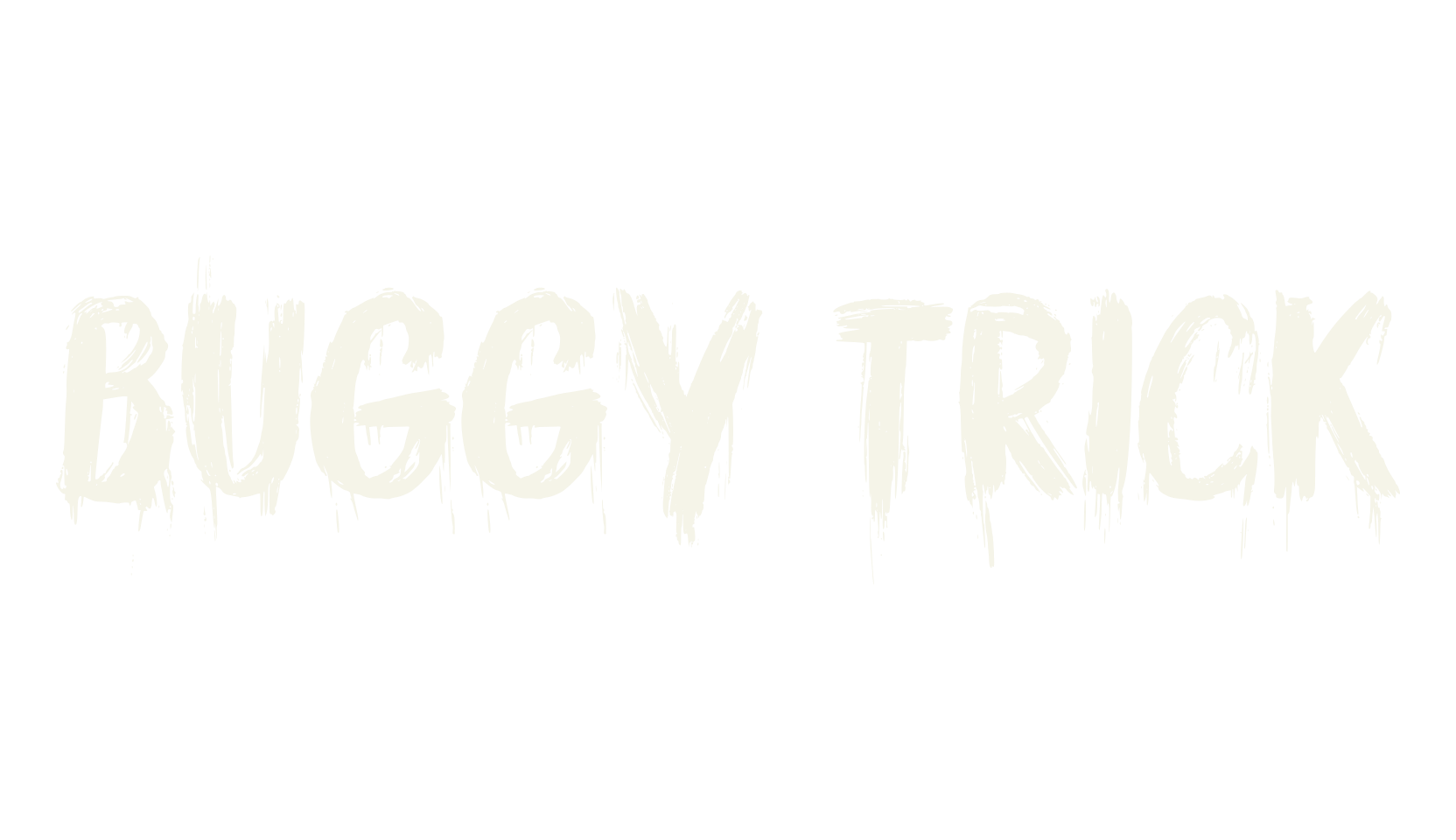 Buggy Trick, halloween font preview