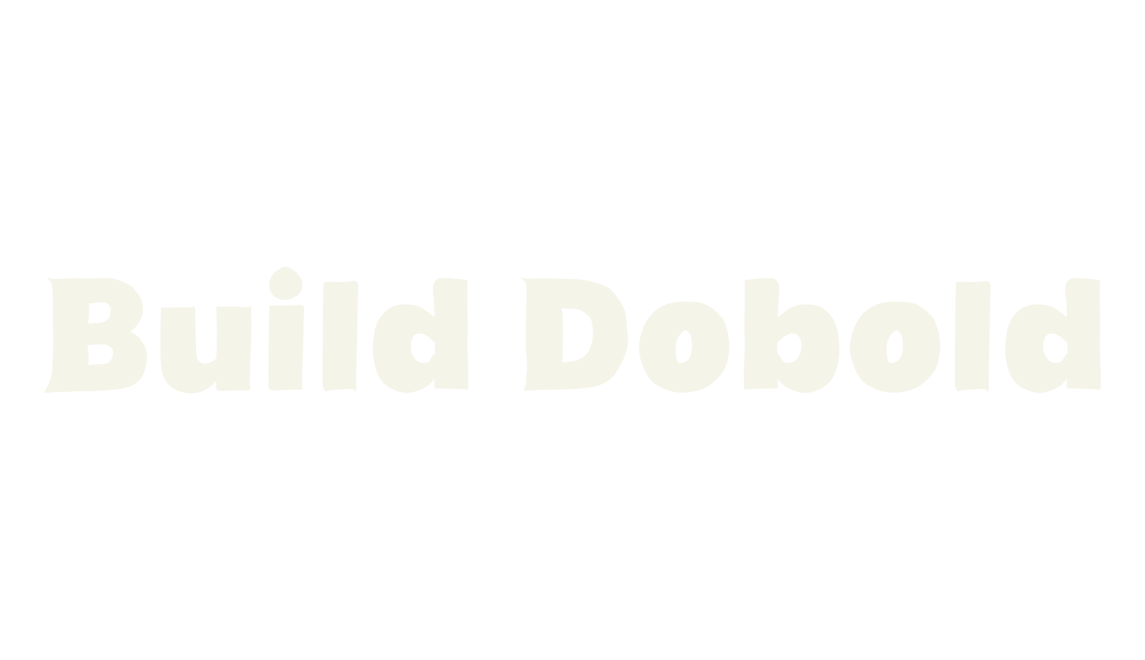 Build Dobold, comic sans font preview