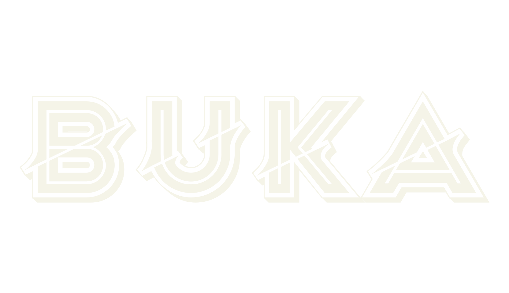 Buka, 3d font preview